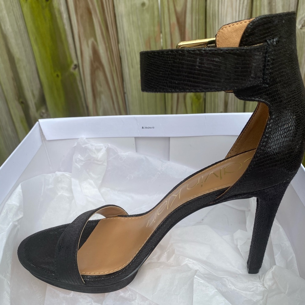 Calvin Klein - Vivian Tejjus Lizard - Black